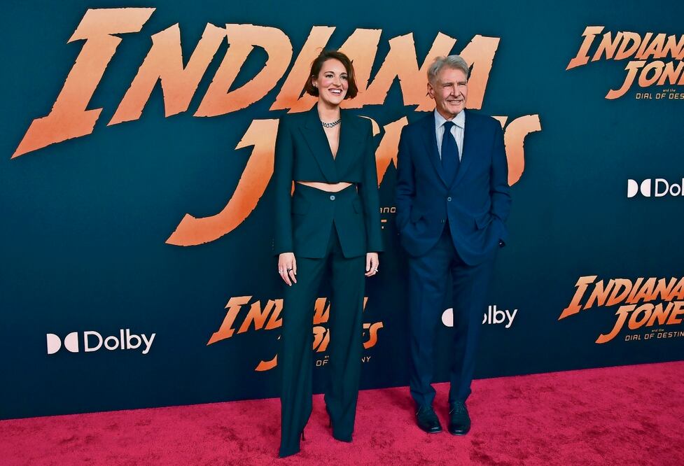 Discreto, Ford dijo que sólo era un asistente de los creadores del personaje. Foto: AP y EFE