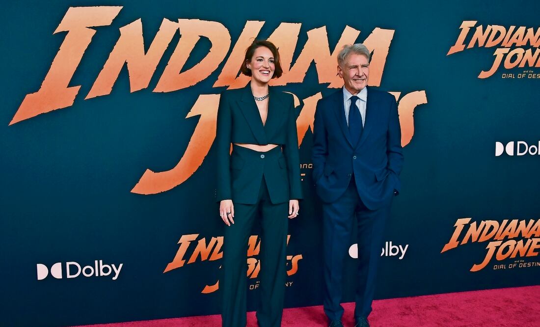 Discreto, Ford dijo que sólo era un asistente de los creadores del personaje. Foto: AP y EFE