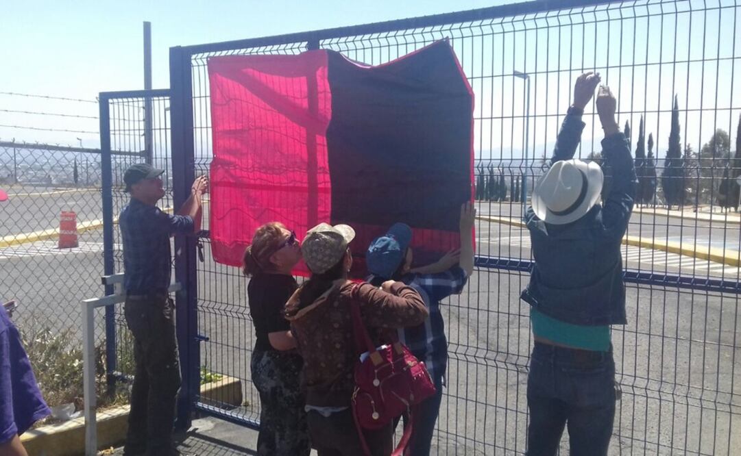Estalla huelga en la Universidad Autónoma de Hidalgo. (FOTO: Corresponsalía en Hidalgo)