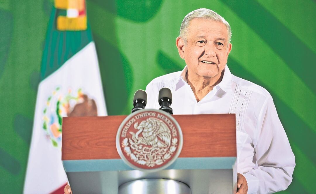 El presidente Andrés Manuel López Obrador acusó otra vez en la mañanera al exrector José Narro de ser jefe del grupo dominante en la UNAM. Foto: PRESIDENCIA