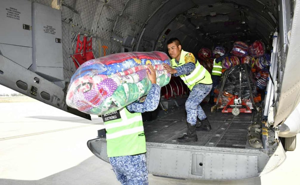 Defensa traslada ayuda humanitaria a Jamaica. Foto: Especial