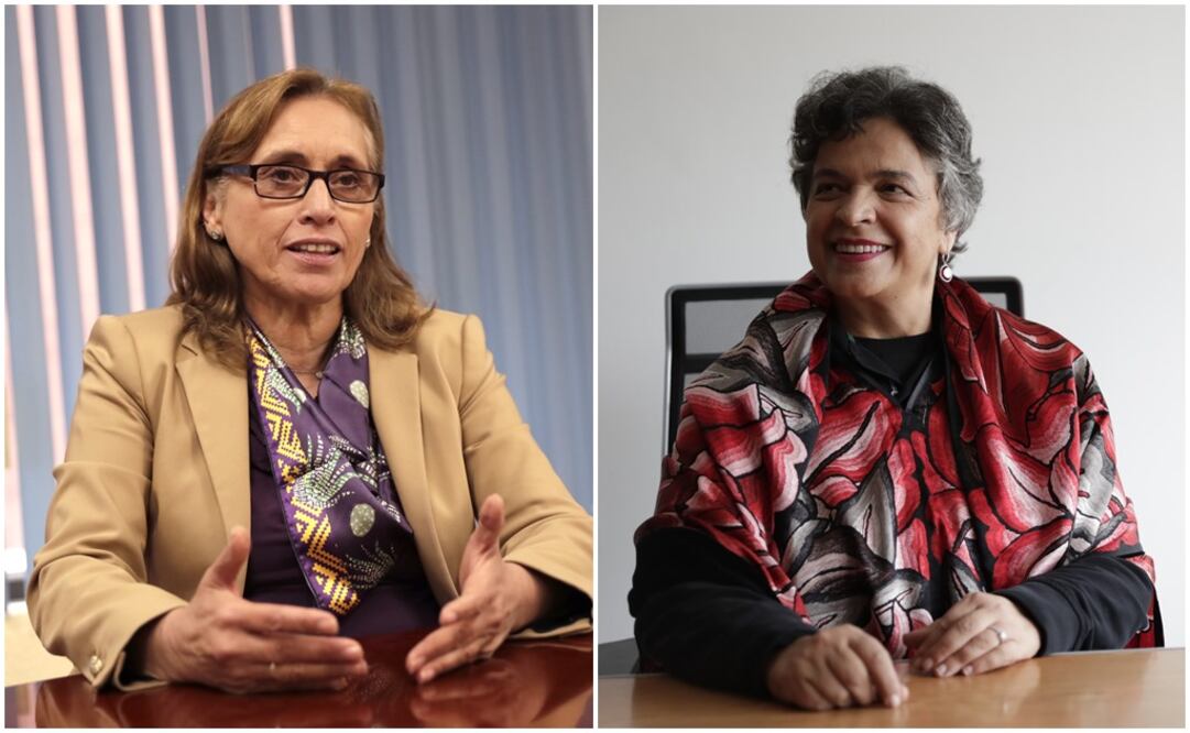 María Marivel Solis presidenta de la Comisión de Ciencia en la Cámara de de Diputados y Beatriz Paredes presidenta de la misma Comisión en el Senado de la República. FOTO: IVAN STEPHENS. EL UNIVERSAL