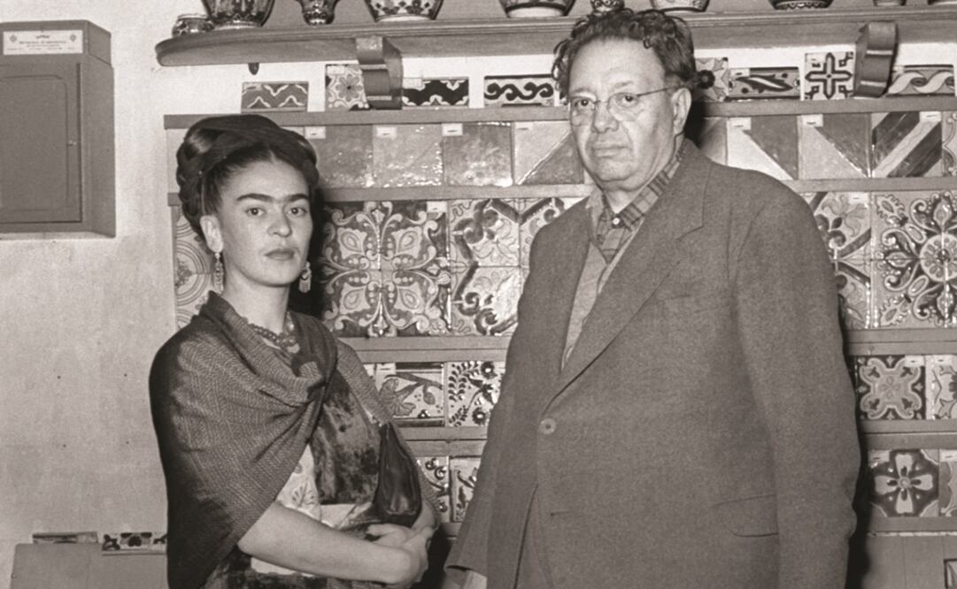 Frida Kahlo y Diego Rivera. Foto: Archivo EL UNIVERSAL
