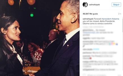 Salma Hayek: Presidente Obama, cómo lo vamos a extrañar