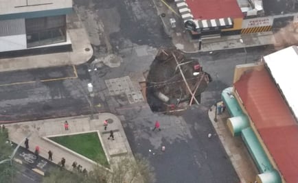 Se abre socavón en la colonia Centro de la CDMX