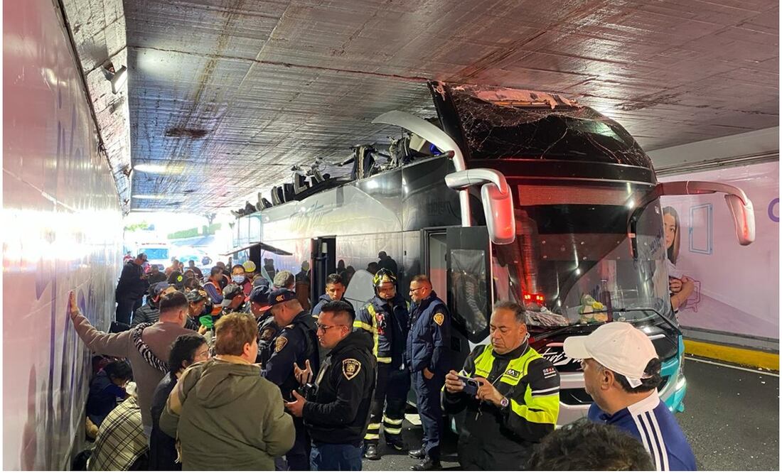 Accidente en Viaducto. Foto: Valente Rosas/EL UNIVERSAL