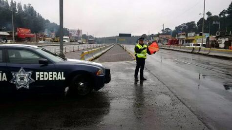 Implementan operativo por caída de aguanieve