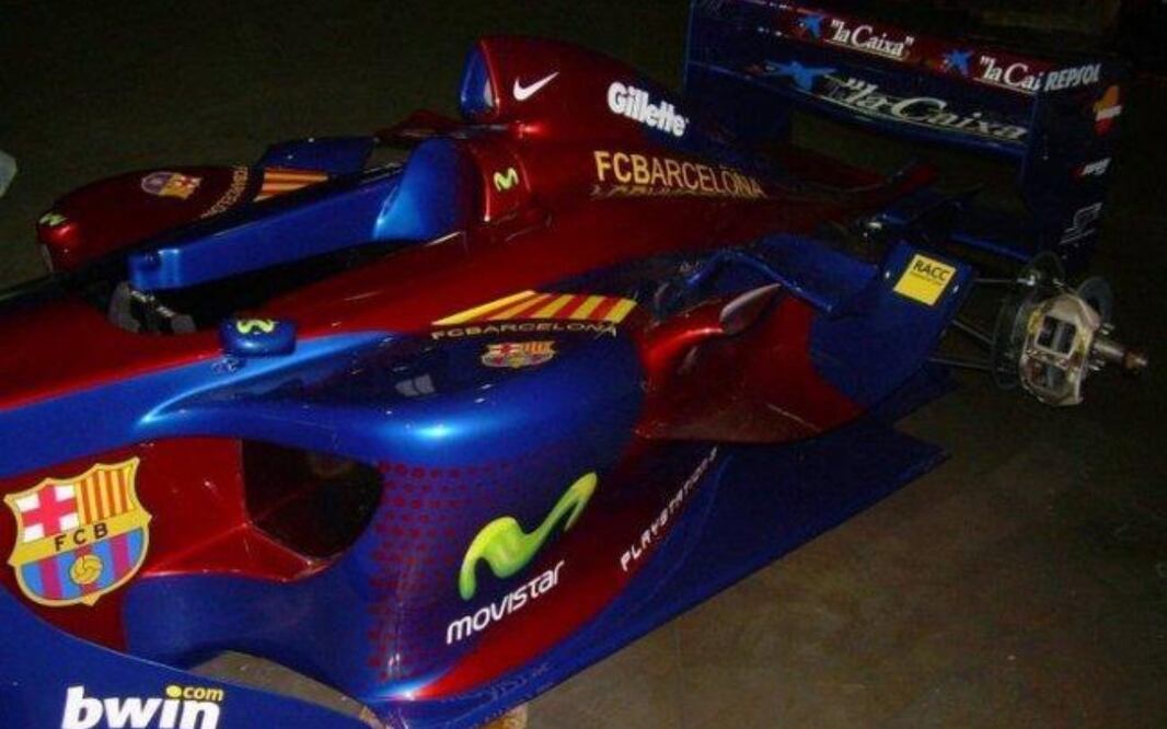 El auto de carreras del FC Barcelona que no conocías y fue desarrollado en secreto
