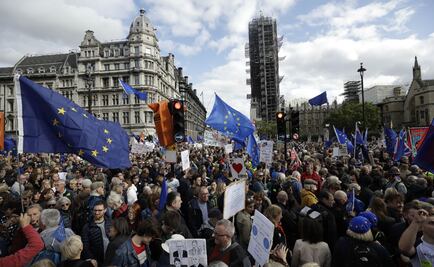 Decenas de miles de manifestantes piden en Londres un nuevo referéndum sobre el “Brexit”