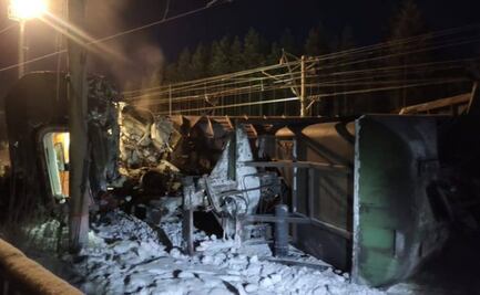 Chocan trenes de pasajeros y de carga en Rusia; reportan al menos 8 heridos