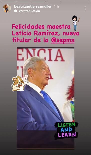 “¡Bravo, hijo!”: Beatriz Gutiérrez Müller desea suerte a quienes entran a la prepa 