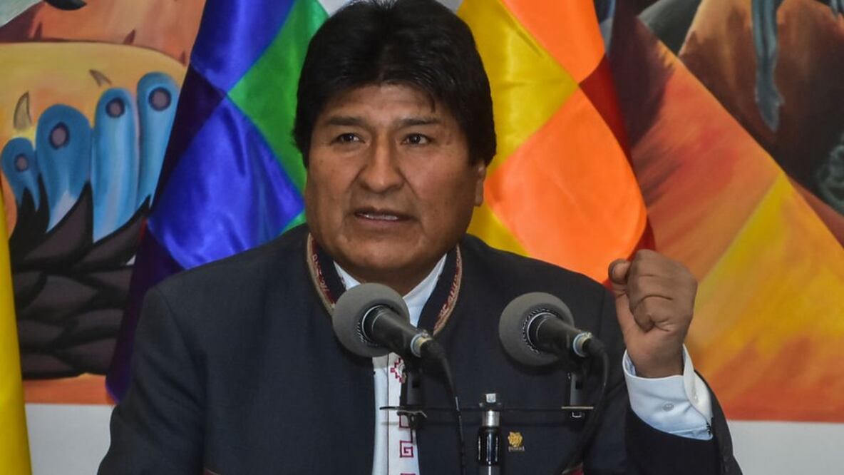 "Ganamos con más del 10%, es constitucional", dijo Evo Morales en la televisión estatal Bolivia TV este jueves. Foto: Getty Images