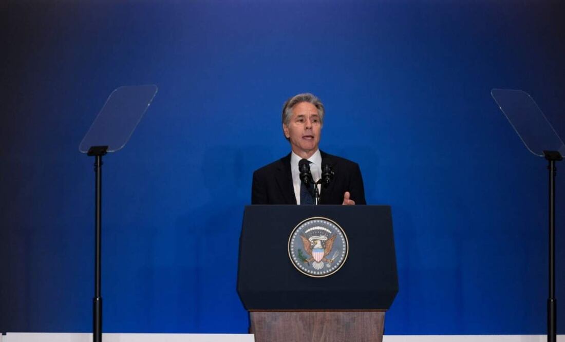 El jefe de la diplomacia subrayó que, bajo el liderazgo de Nasrala, Hizbulá "aterrorizó la población de toda la región" . Foto: X @SecBlinken