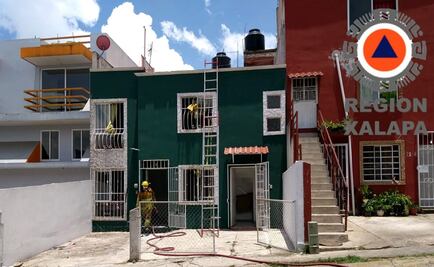 Explosión de tanque de gas deja a tres bomberos lesionados en Veracruz