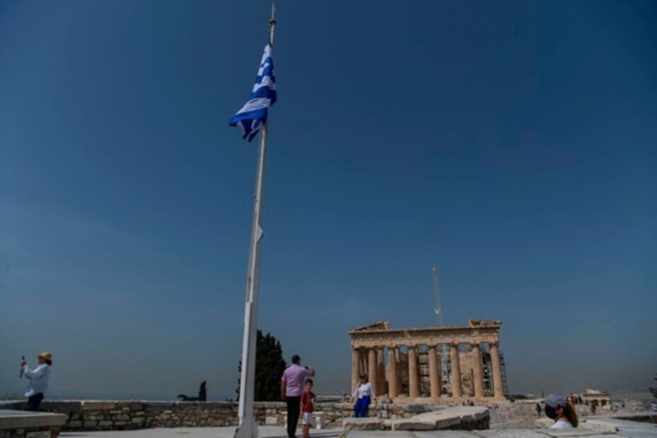 Grecia reabre Acrópolis de Atenas con altas medidas de sanidad por Covid-19