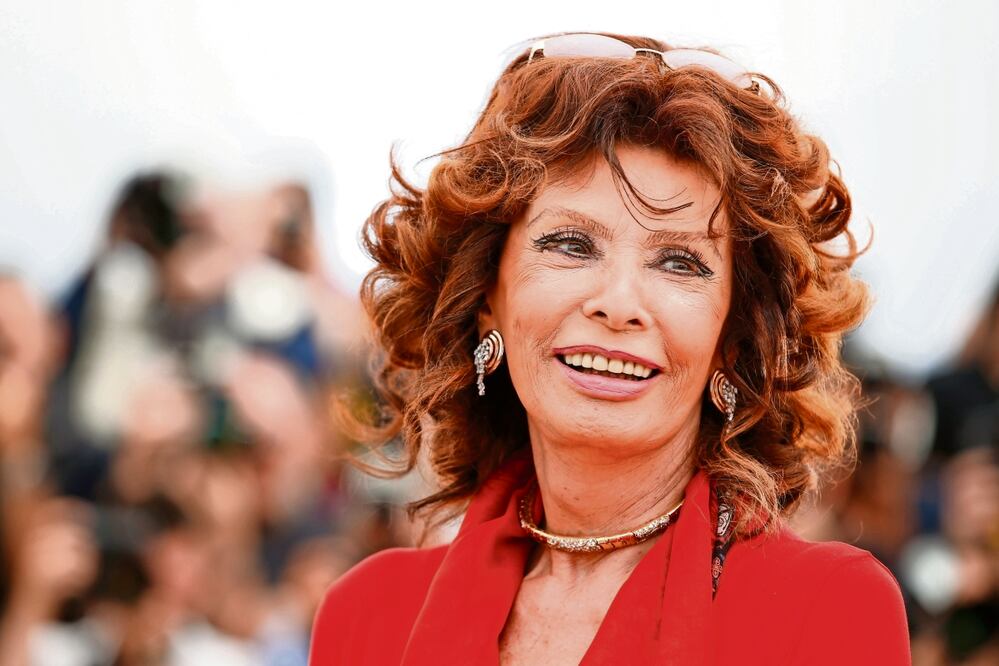 Sophia Loren se recupera de una operación de cadera. Foto: AP