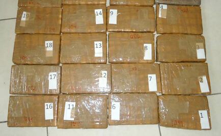 Aseguran 733 kilos de presunta cocaína en Tamaulipas
