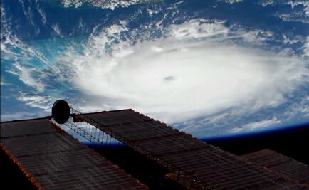 Captan fotografías desde el ojo del huracán “Dorian” de categoría 4