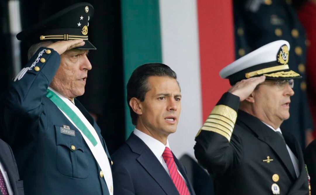 El encuentro de EPN con militares