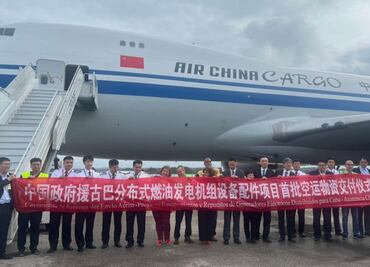 China dona 69 toneladas en equipos para recuperación del sistema eléctrico de Cuba; crisis energética pega a la isla