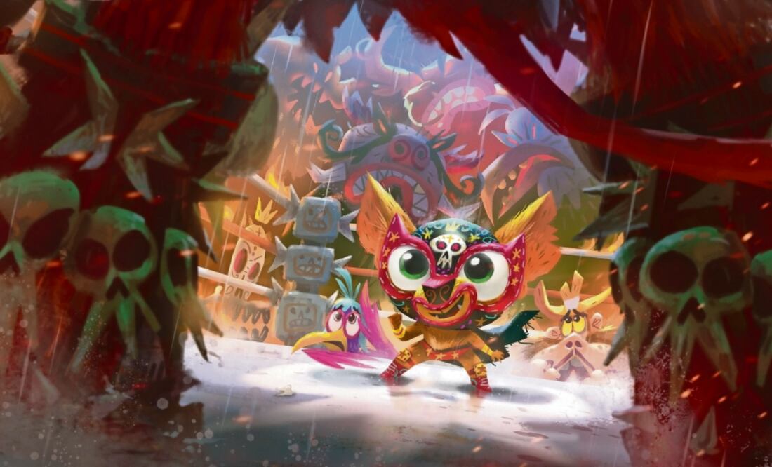 Chaco, el protagonista, sabe de lucha libre y ejecuta las más complicadas llaves arriba del ring donde enfrentará a El Chamuco. Foto: Netflix