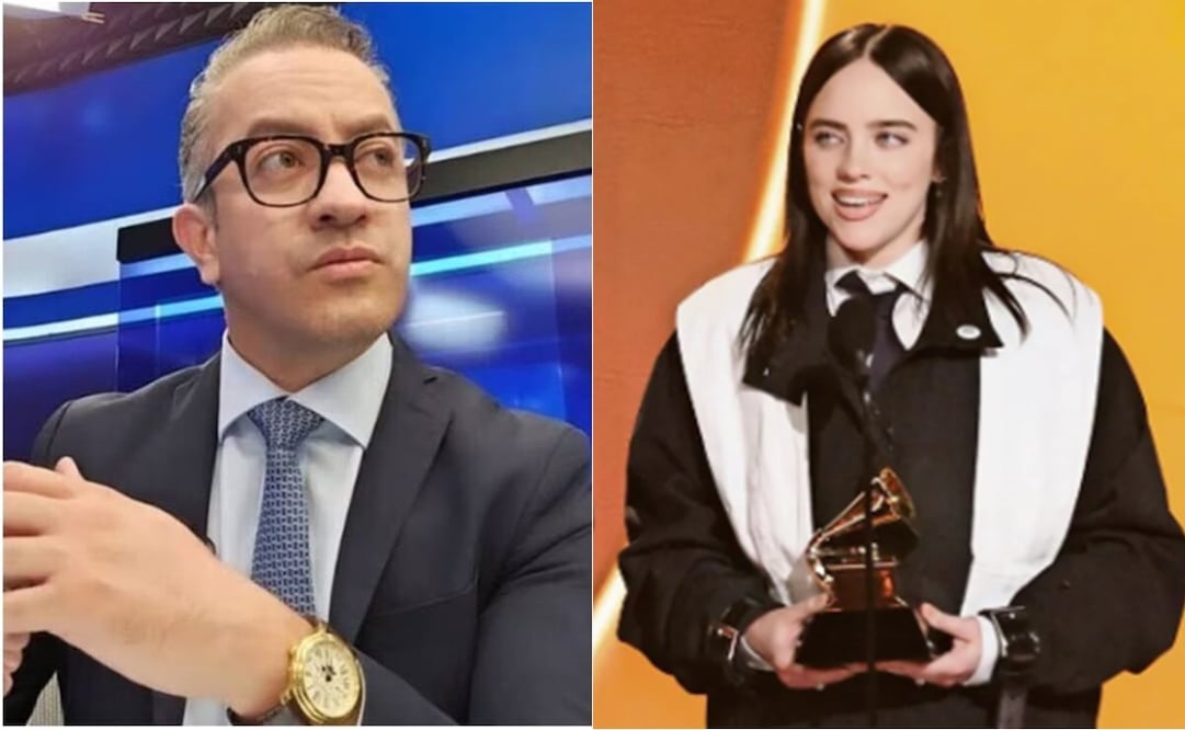 Chumel Torres critica a Billie Eilish por discurso contra Trump en los Grammys 2026. Foto: Archivo / EL UNIVERSAL y AFP, AP