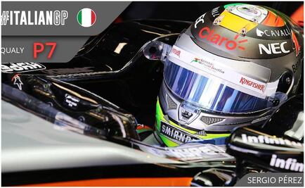 “Checo” arrancará séptimo en Italia