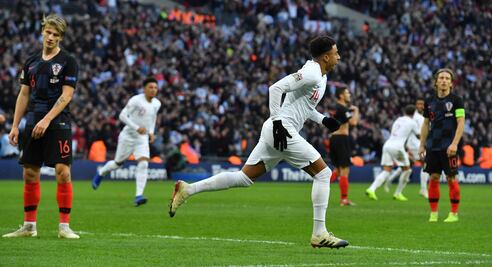 Remontada de alarido de Inglaterra a Croacia