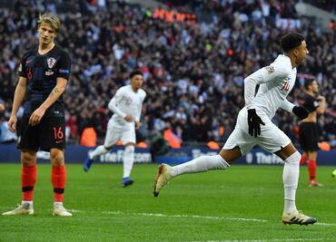 Remontada de alarido de Inglaterra a Croacia