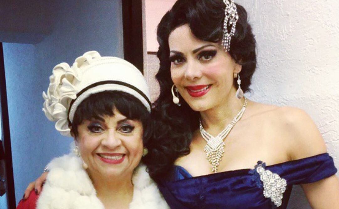 La actriz Lucila Mariscal y Maribel Guardia. Foto: Vía Instagram oficial.