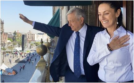Claudia Sheinbaum comparte vieja foto con AMLO; "Somos parte del mismo proyecto", dice
