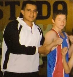 Canelo Álvarez festejó el cumpleaños de Eddy Reynoso con una foto de ambos cuando éran niños