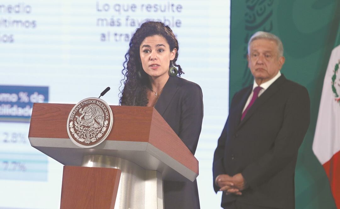 La secretaria del Trabajo y Previsión Social, Luisa María Alcalde Luján, adelantó que la próxima semana se emitirán los lineamientos para que las empresas no evadan el pago de utilidades con la reforma al outsourcing. Foto: Carlos Mejía. EL UNIVERSAL