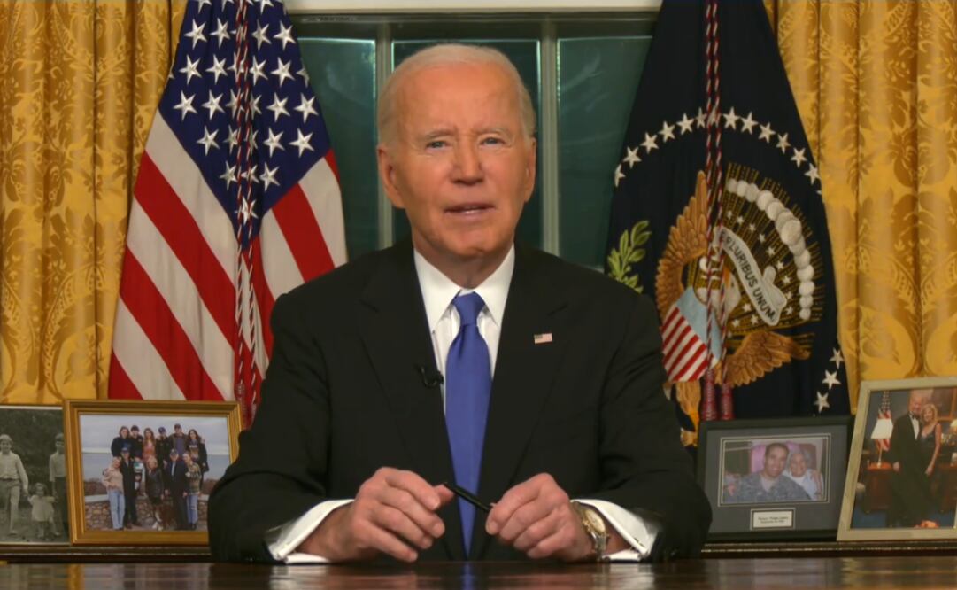 Joe Biden ofrece su último mensaje como presidente de Estados Unidos. (15/01/25) Foto: Captura de pantalla