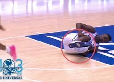 Explota el tenis del mejor prospecto de la NBA en pleno partido