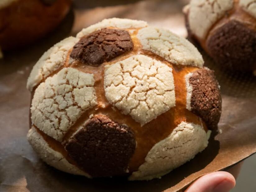 Las conchas balón de Rosetta son de vainilla y chocolate. Foto: IG Panadería Rosetta
