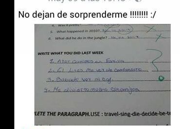 Profesora de Argentina se burla del examen de una alumna en Facebook
