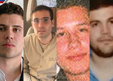 Ellos son “Los Chapitos” que quedan al mando tras caída de sus hombres de confianza; “Jando” era el piloto aviador de Iván Archivaldo