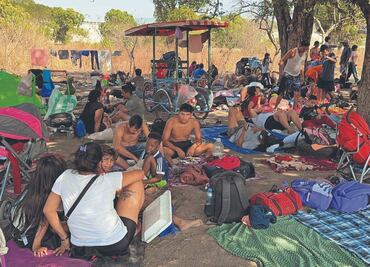 Arriba nueva caravana de migrantes al Istmo