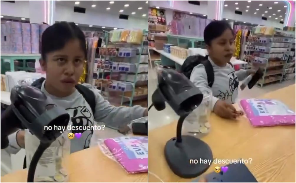 La influencer acudió a un establecimiento para comprar un impermeable. Foto: X