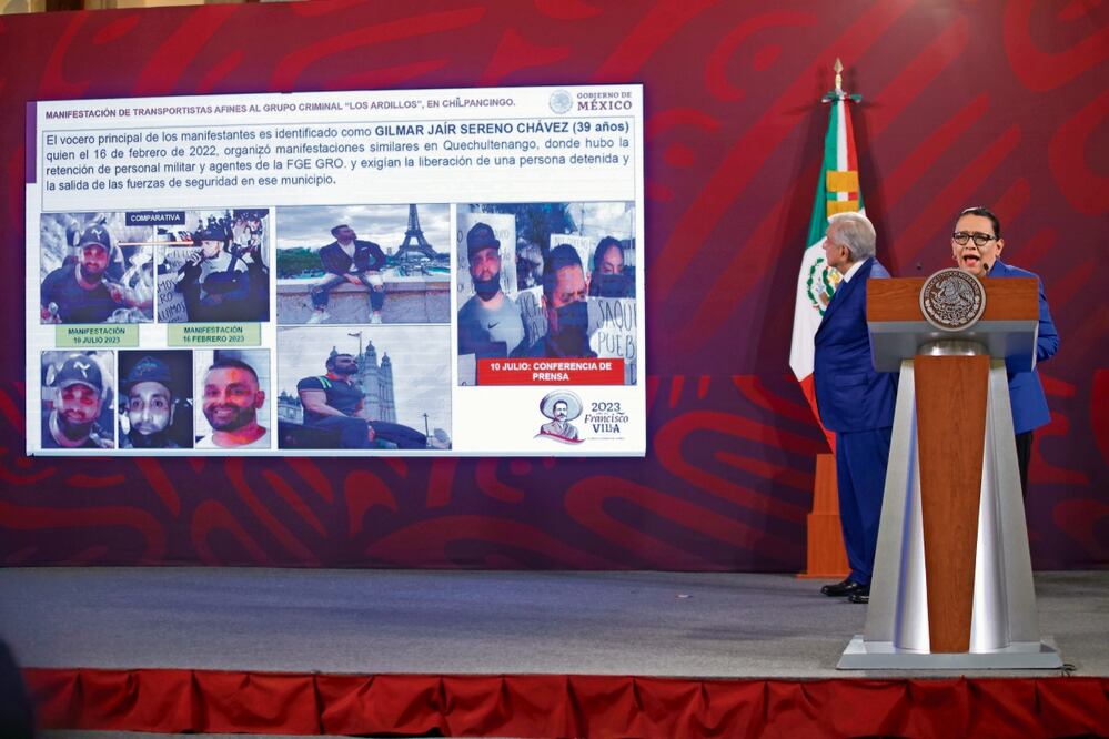 En su conferencia mañanera, el Presidente llamó a los pobladores de Guerrero a no quedarse callados ante los criminales. Foto: Germán Espinosa / EL UNIVERSAL