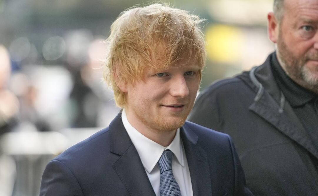 Sheeran, de 32 años, fue citado a testificar el martes en el juicio civil presentado por los herederos de Ed Townsend, coautor con Gaye de la canción clásica de soul de 1973. Foto: AP.