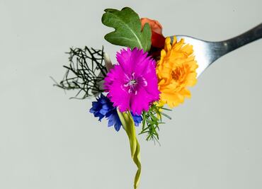 3 recetas con flores fáciles y rápidas