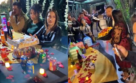 ¡México mágico! Familia festeja cumpleaños en puente peatonal y se vuelve viral en TikTok: VIDEO