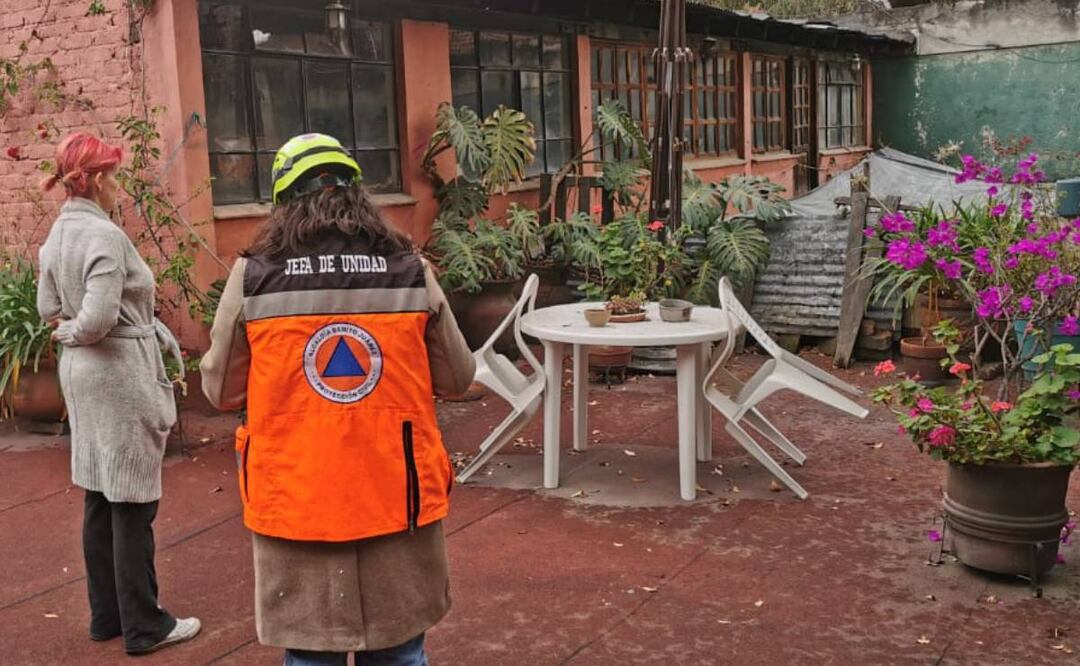 La demarcación detalló que su personal de Protección Civil realizó la revisión de inmuebles, derivado de reportes ciudadanos tras los sismos percibidos. Foto: Especial