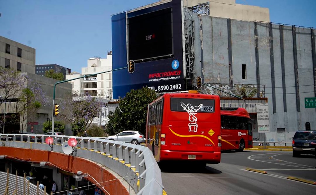 Por obras, cierran desde hoy la estación Glorieta Insurgentes del Metrobús