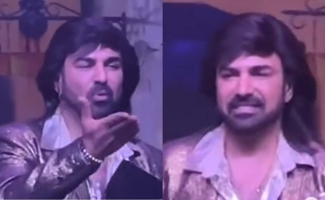 Ariel Miramontes en su papel de Albertano Santa Cruz. Captura vía TikTok @ @marcomeza25.