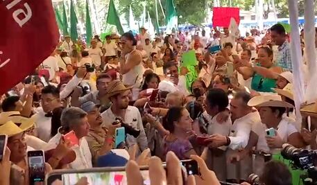 Sheinbaum es acompañada por Salgado Macedonio en Guerrero; reitera “es tiempo de mujeres”