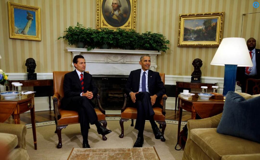 Obama recibe a Peña Nieto en la Casa Blanca