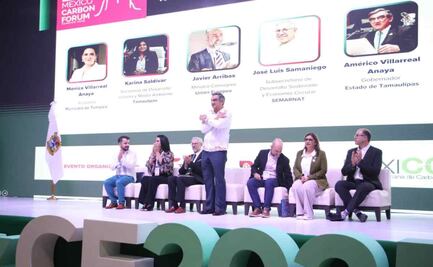 Tamaulipas impulsa acciones contra el cambio climático; Américo Villarreal inaugura México Carbon Forum 2025